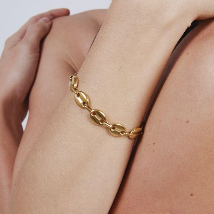 Bracelet - LUXENTER - Forbek - Or jaune 18 carats - Motifs multicolores - Femme