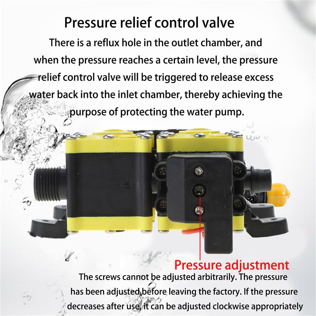 12 В Высокое давление Сельскохозяйственный Электрический Водяной Насос Водяной Распылитель Насосы Двухъядерный Мощность Сельскохозяйственные Электрические Аксессуары