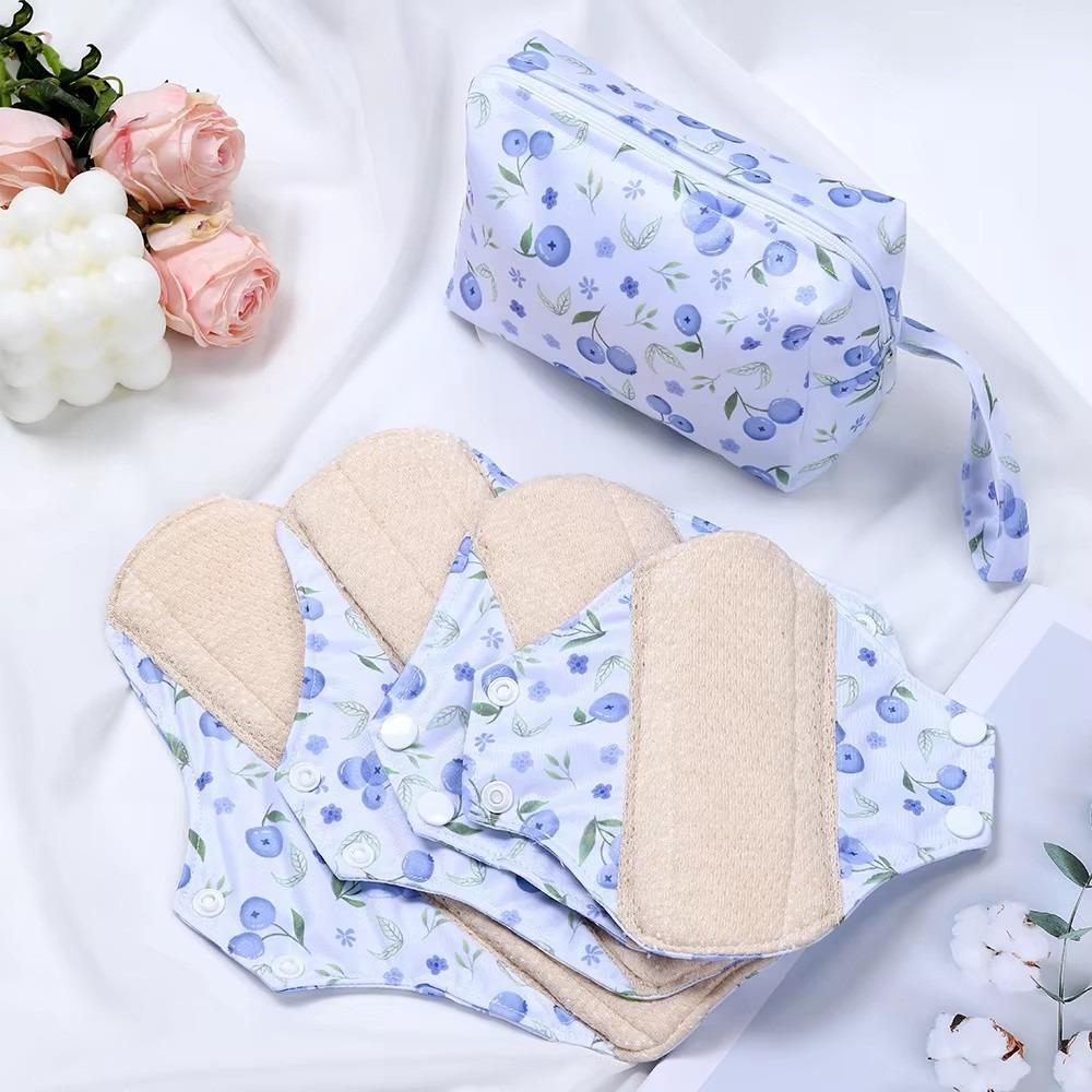 5Pcs/Set Washable Panty Liners Reusable Menstrual Pads High Quality Sanitary Napkins
