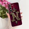 Чехол для Realme 14x 5G Индия Чехол RMX3940 Прозрачный Роскошная Корона Буквы А-Я 2D Плоский Узор Мягкий Чехол для Телефона