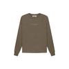 Fear of God Свободный свитшот Essentials Fall/Winter 2022 с круглым вырезом, флисовой подкладкой и однотонным принтом, топы унисекс, цвет коричневый, дерево FOG-FW22-685