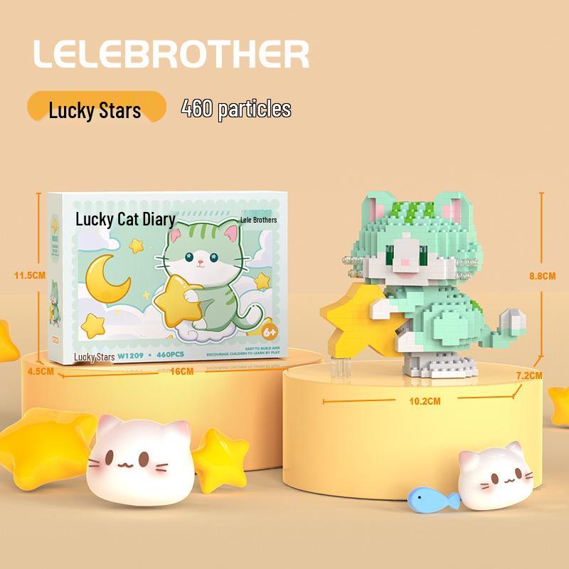 Китайские конструкторы Панда - Совместимые с кубиками Лего, Развивающие игрушки для сборки из микрочастиц, Подарочный набор