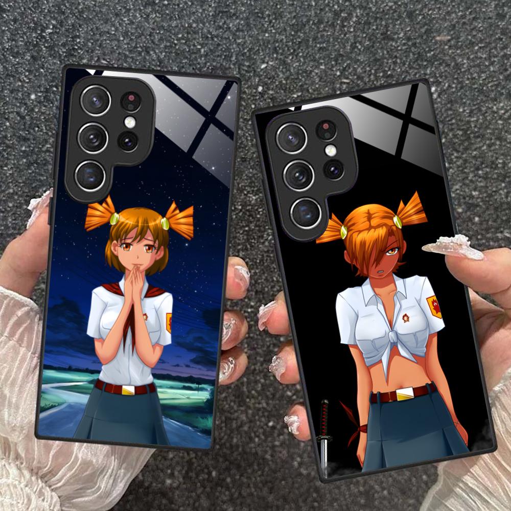 Вечное Лето Алиса Стеклянный Чехол для Мобильного Телефона для Samsung Galaxy S26 S25 S24 S23 S22 S21 S20 Note20 Plus FE Ultra Чехол