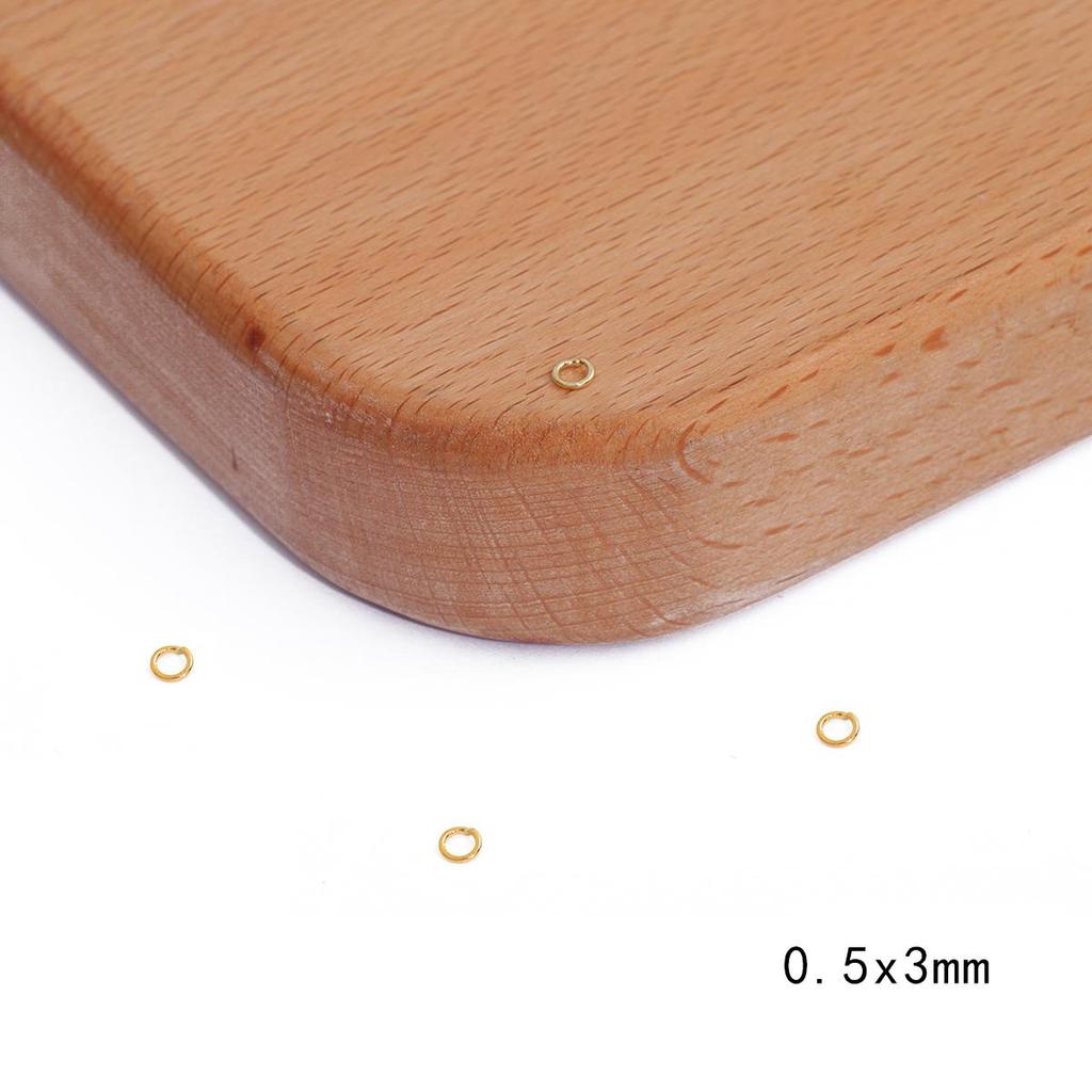 10/100 шт. открытое кольцо для прыжков 3/4/5/6/7/8 мм круглые разрезные кольца для изготовления ювелирных изделий DIY фурнитура