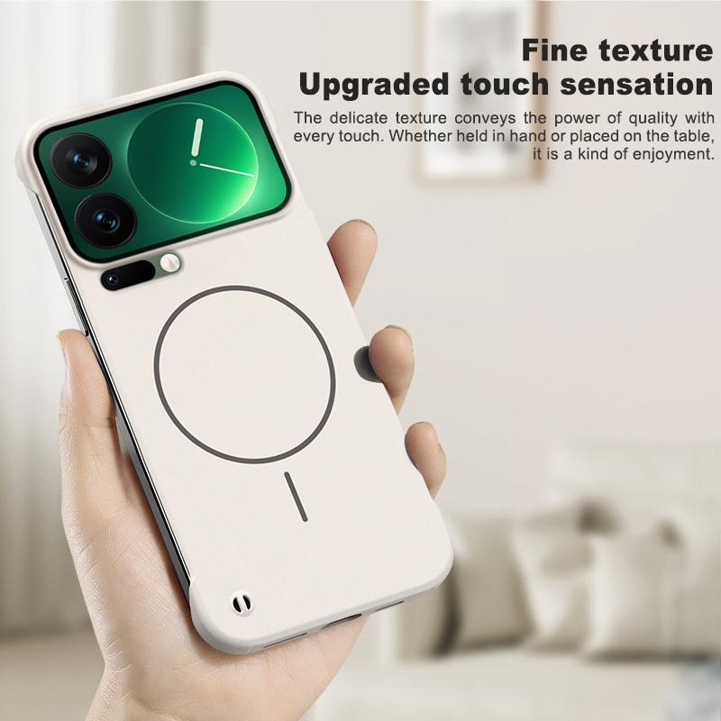 Ультратонкий безрамочный магнитный чехол для Xiaomi 17 17Pro Max Magsafe Жесткая матовая крышка из поликарбоната для Xiaomi MI17 pro max Защитный бампер