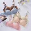 Japanese Style Seamless Wirefree Bra for Women - Lightweight, Supportive, Perfect for High School Students with Small Chests