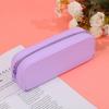 Large Capacity Pen Bag Silicone Stationery Bag Creative Pencil Case  Student