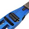 Anygig Portable Travel Electric Guitar, 82cm, 1.6kg, Blue, 25.5" Full-Scale, Right-Handed, with Gig Bag