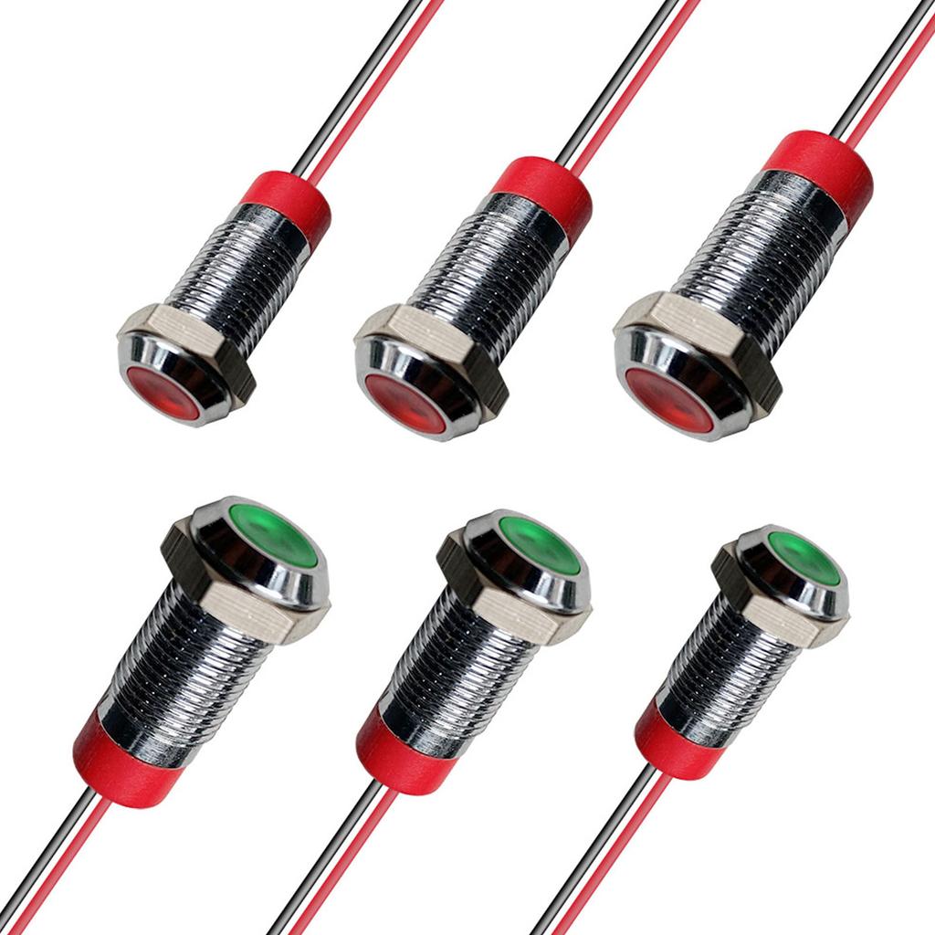 Водонепроницаемый 220В Световой Металлический Сигнальный Индикатор Для Панели Промышленного Управления И Электрооборудования