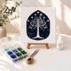 Thoughtful Holiday Gift Sets DIY Mosaic Art Kit Fantasy Circular Door Tile Craft Indoor Crafting Projects Sea Glass Kit for Adults Beginners