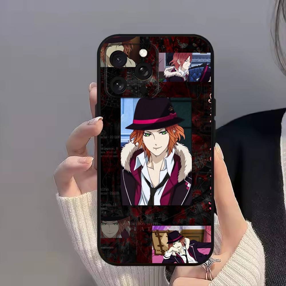 Чехол для телефона D-Diabolik для любителей аниме, для iPhone 12,13,14,11,12,17,16,15,Plus,Pro Max,XS,X,XR,SE,Mini, Мягкий силиконовый черный чехол