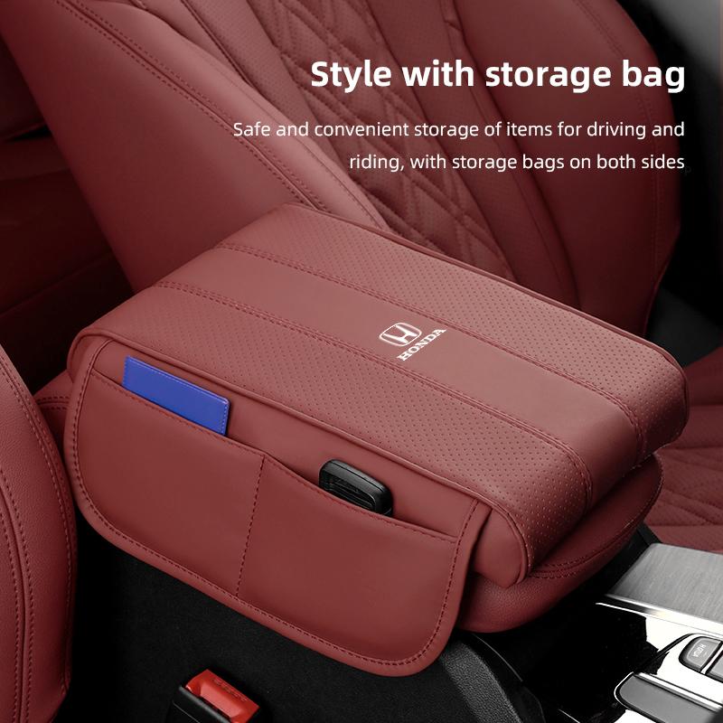 Memory Cotton Car Armrest Cushion Armrest Box Heighten Pad For Honda Civic Accord Fit Jazz Pilot CRV Odyssey Passport City HRV ajv256