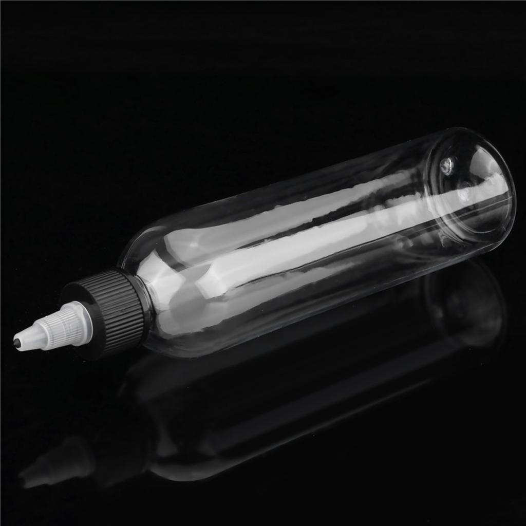 3pcs 250ml Empty Plastic Bottles Tattoo Pigment Ink Bottle Green Soap Clear Bottle Supply