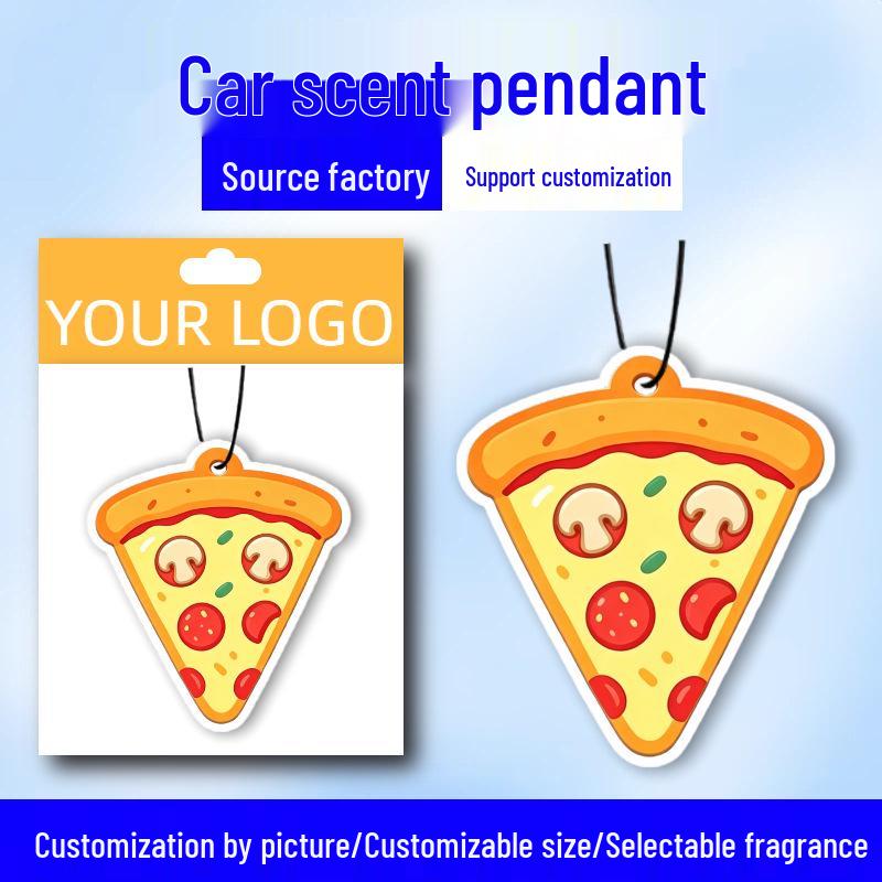Custom Car Air Freshener Pendant - Aroma Hang Tag Souvenir, In Stock