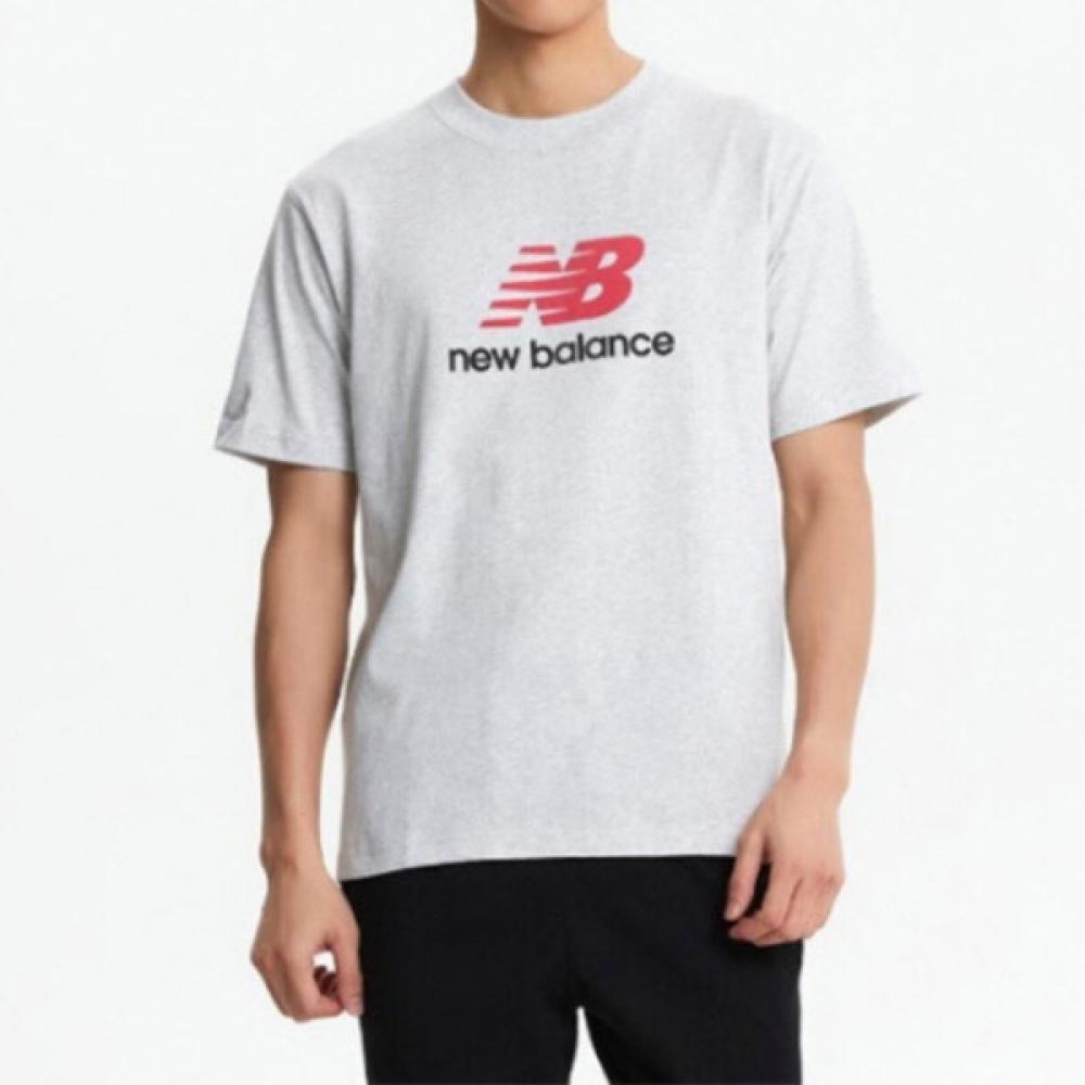 New Balance Футболка Nqj Nbnef22401 15 Uni Essential Big Logo с коротким рукавом Полу