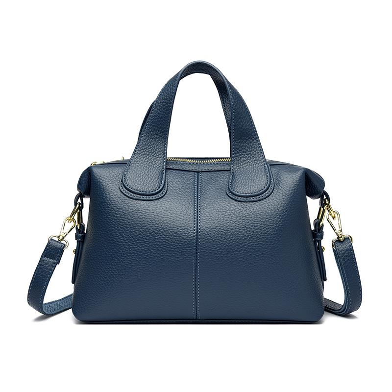 Новая французская сумка через плечо из многослойной ткани большой емкости, универсальная, из мягкой кожи, портативная, для мам