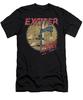 Хлопковая черная футболка унисекс с принтом группы Exciter Band Rock, полный размер S-5XL DA257