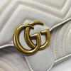 [Pre-Owned] Gucci GG Marmont Matelassé Mini Bag 'White' - Very Good #1NVV52K