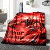 Haaland (135) Personalized Text Blanket Multi-purpose Personalized Blanket Durable Comfort Perfect for Picnics Seaside Office Chair Bed