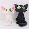 28cm Suzume No Tojimari Plush Toy Daijin Cat and Sadaijin Black Cat Plushie Soft Stuffed Animal Doll Birthday Gift for Baby Kids