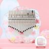 Transparent Kalimba Mini Fingers Piano 17/21 Keys Keyboard Instruments Gift Thumbs Piano Leisure and Entertainment