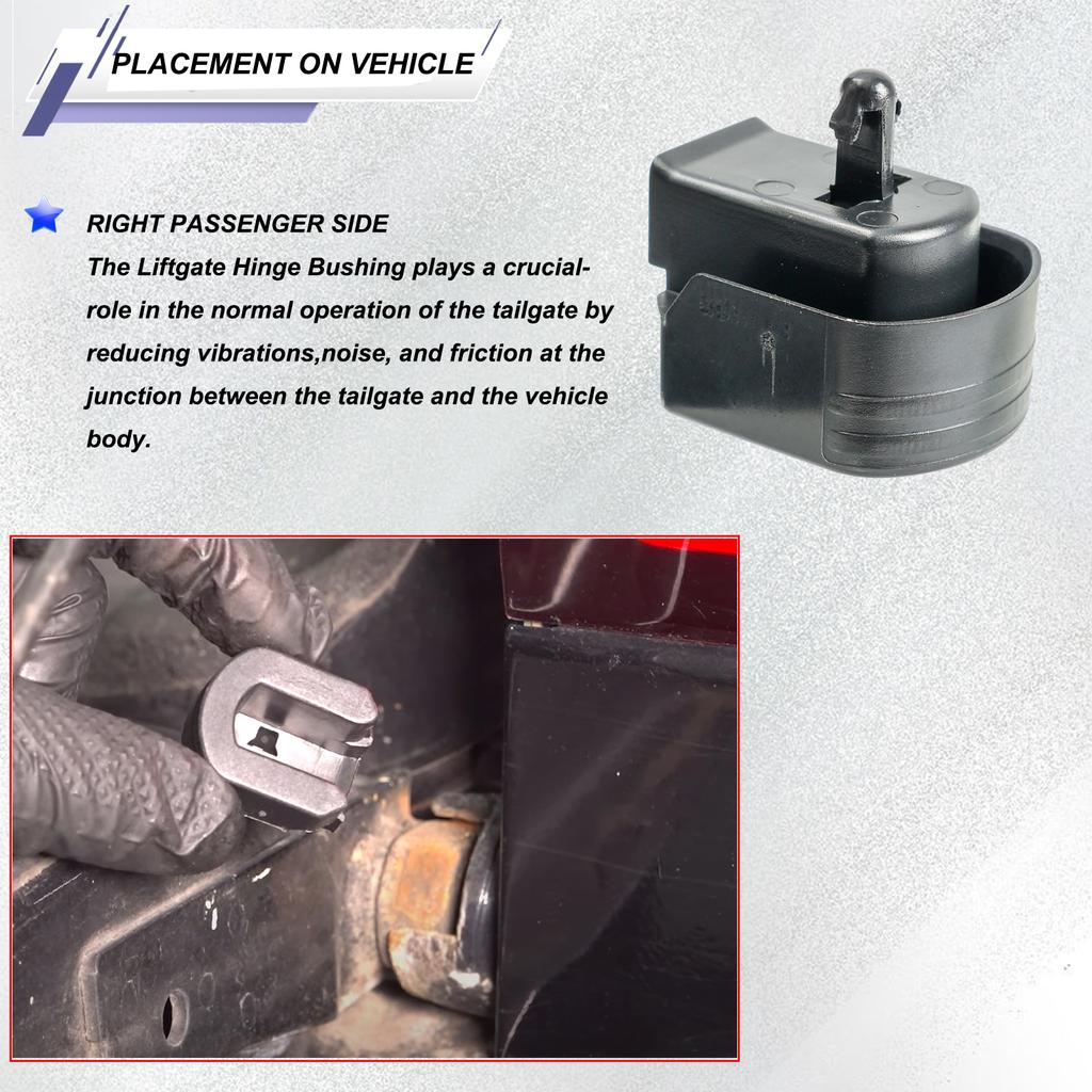 2 шт. Втулка задней двери багажника Подъем 84331136 84131760 22966936 Для Chevrolet Silverado Colorado GMC Sierra 2014 2015 2016 2017-2020