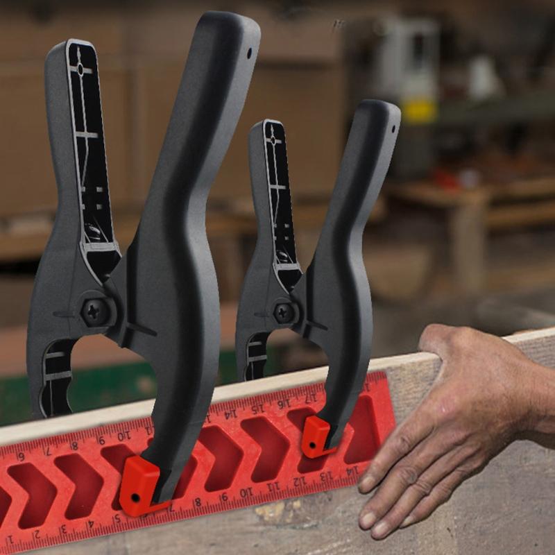 Heavy Duty Spring Clamps Tool Strong A Type Adjustable Spring Clamps Ergonomic Handle Durable for Woodworking Carpenter