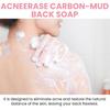 EELHOE Carbon Mud Bath Soap Bar Mineral Mud Volcano Mud Soap Bath Soap Whitening Soap Hydrating Cleaning Get Rid of Blackheads