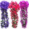 1Bunch Home Decor Artifical Violet Hanging Garland Vine Flower Traling Bracketplant