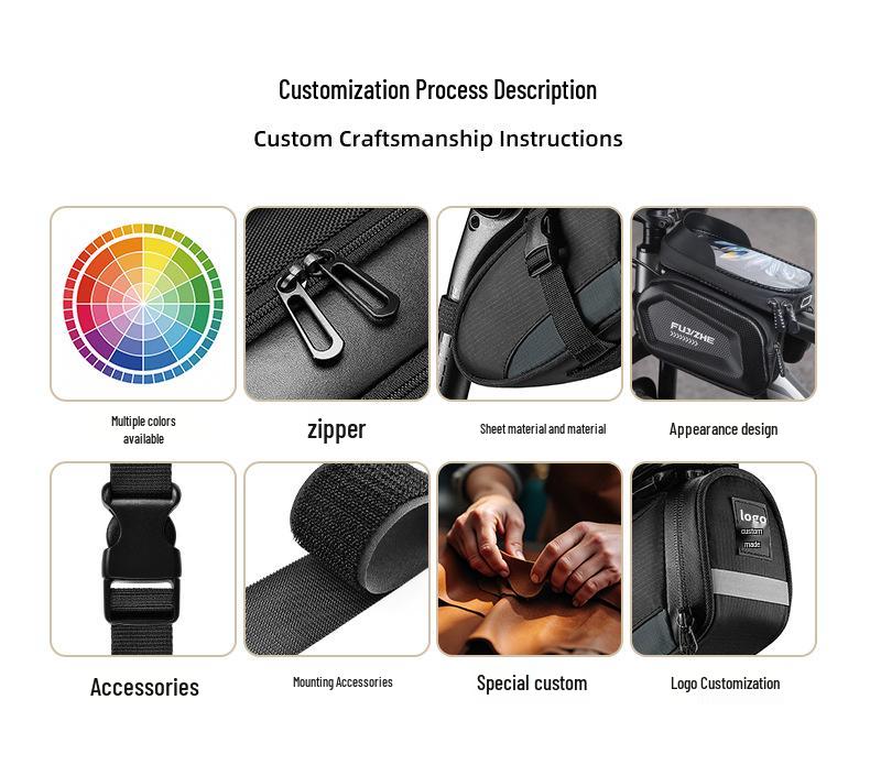 Universal Waterproof Bike & Scooter Storage Tail Bag with Phone Pocket