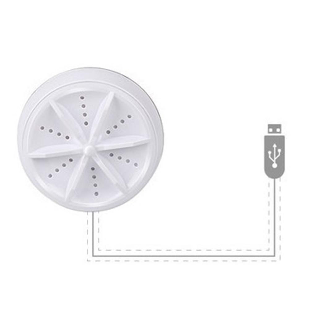 Portable Washing Machine Mini Lights Waves Convenient Travel Home Business Travel USB