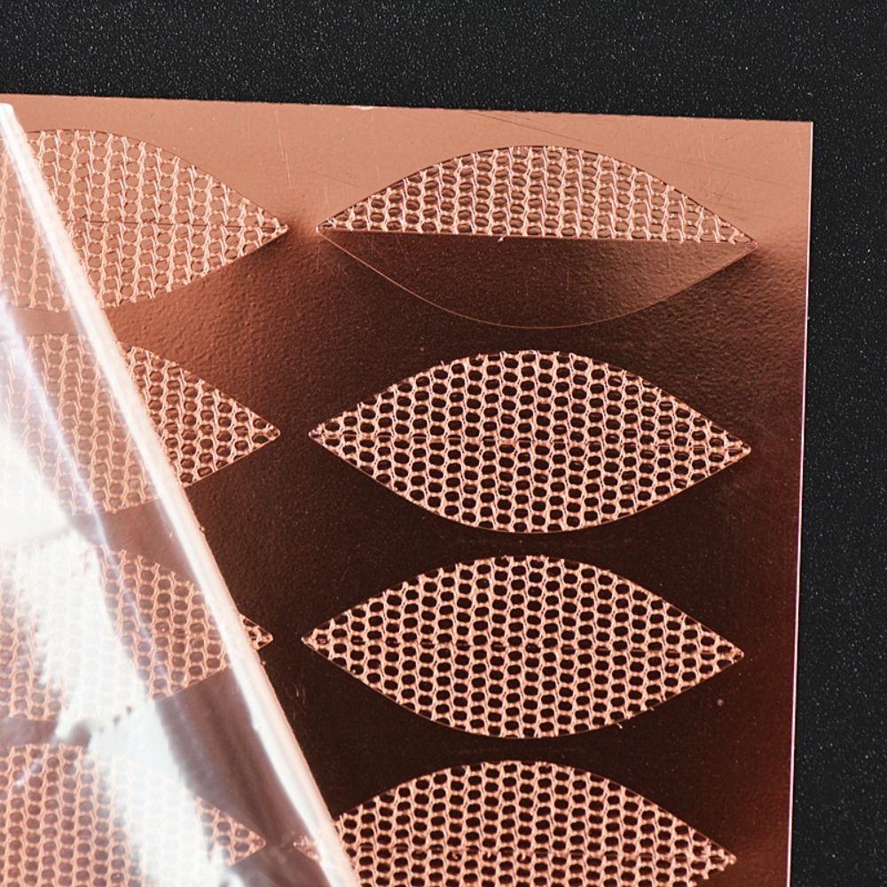 Кружевная паста, лента для двойного века, невидимые наклейки для глаз, самоклеящаяся волокнистая кружевная сетчатая наклейка для век