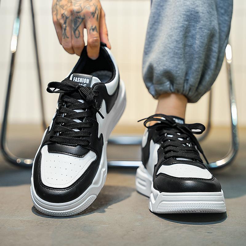 Men's Fashion Casual Low Top Skateboarding Shoes Boys Comfortable Sneakers Male Students Trending Soft Sole Classic Breathable Gym Non-slip