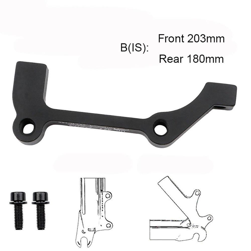 Черный адаптер для крепления дискового тормоза Сверхлегкий кронштейн для замены стойки A/B 140 мм 160 мм 180 мм 203 мм