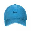 Hat that says Hat on it Baseball Cap luxury caps GentleUnisex Hat Brand Unisex cap Dropshipping Golf Unisex Womens