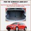 Коврик в багажник автомобиля для Volkswagen Scirocco 2009 2010 2011 2012 2013 2014-2017, коврик для багажника, внутренние детали, аксессуары