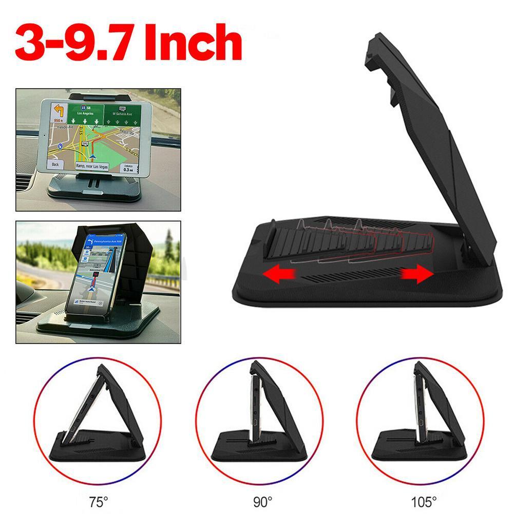 Держатель телефона на приборную панель автомобиля, затеняющий кронштейн, противоскользящая плоская док-станция, крепление для навигатора, подставка для GPS-навигатора S7N6