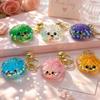 Random 1 PCS Cartoon Pendant Flowing Sand Steamed Bun Pendant Fun Bun Pendant  Purse