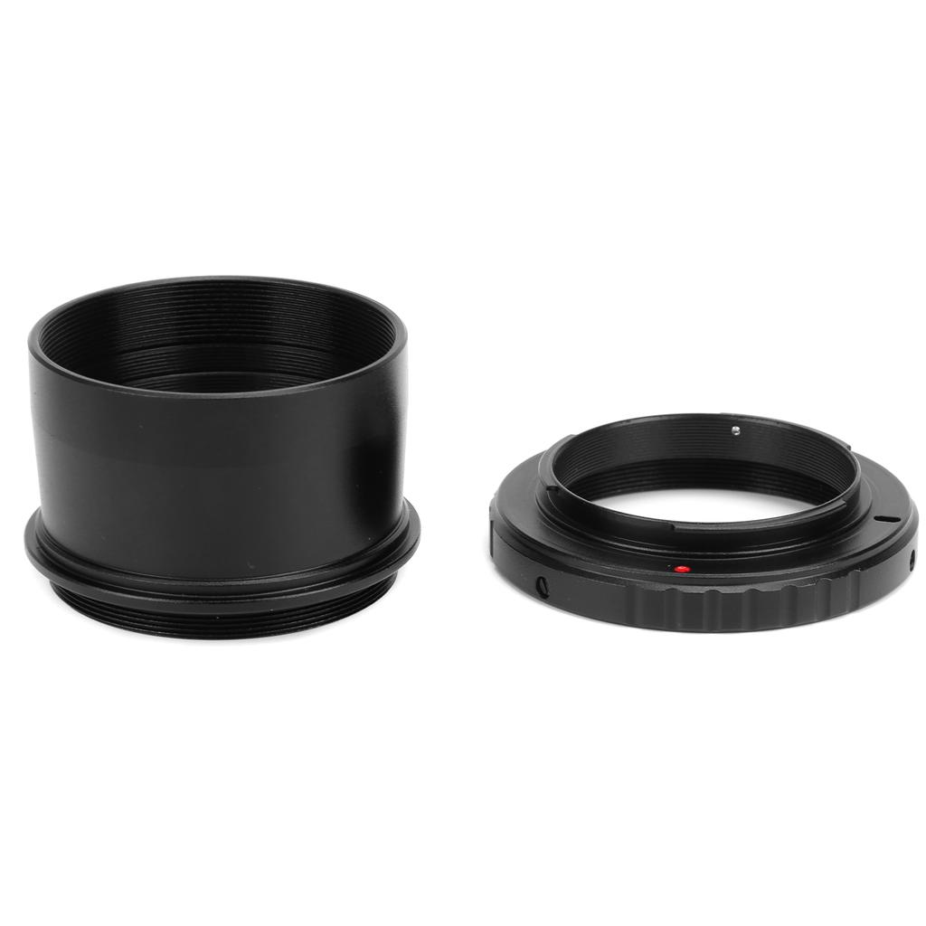Telescope 2in to M48x0.75mm Adapter and Lens Adapter Ring for Nikon F Mount Camera