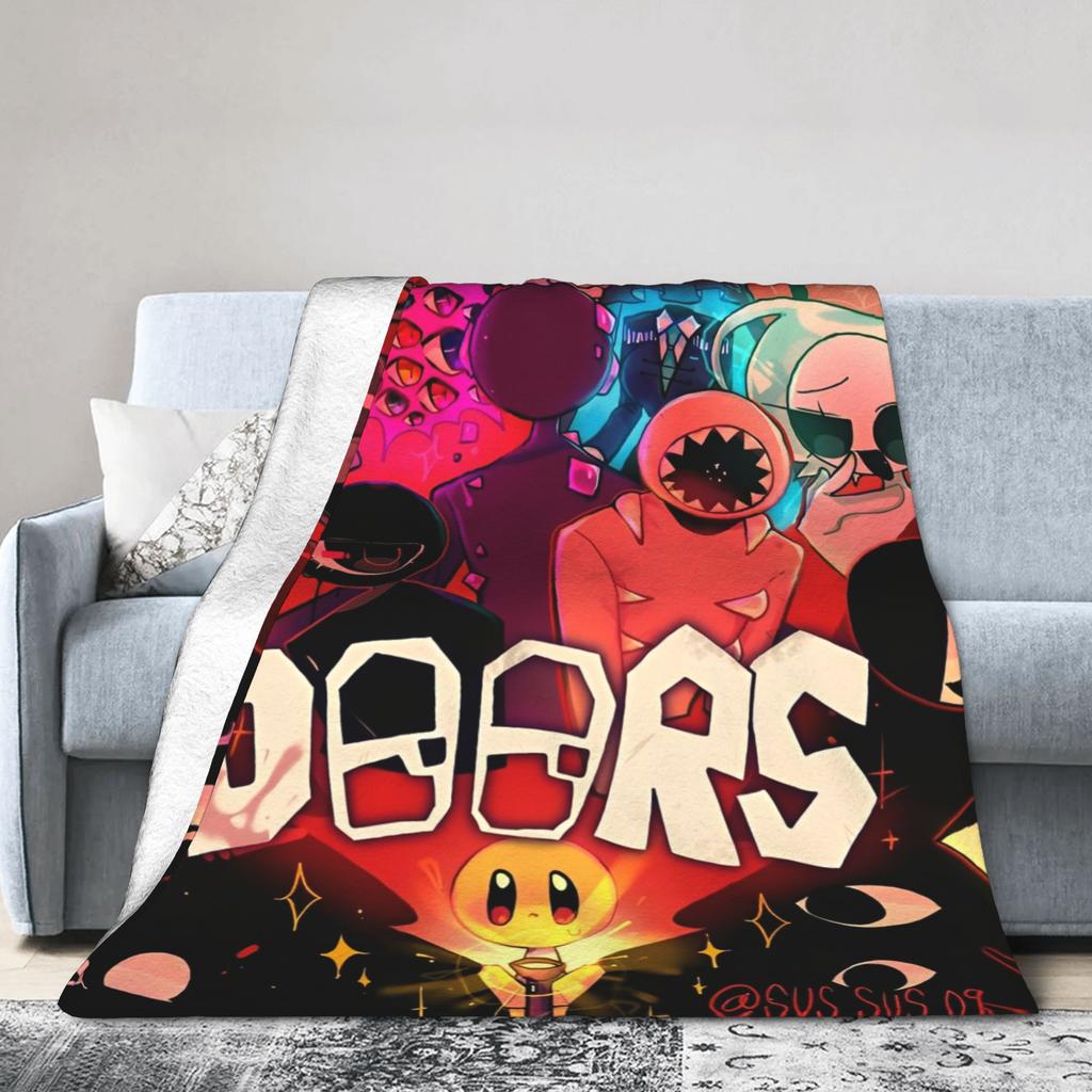 ДВЕРИ Horron Game Merch Пледы Мягкий Флисовый Плед Уютное Постельное Белье Пледы