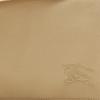 Burberry Beige Canvas Equestrian Knight Messenger Crossbody Bag With Gold Hardware For Daily Use
