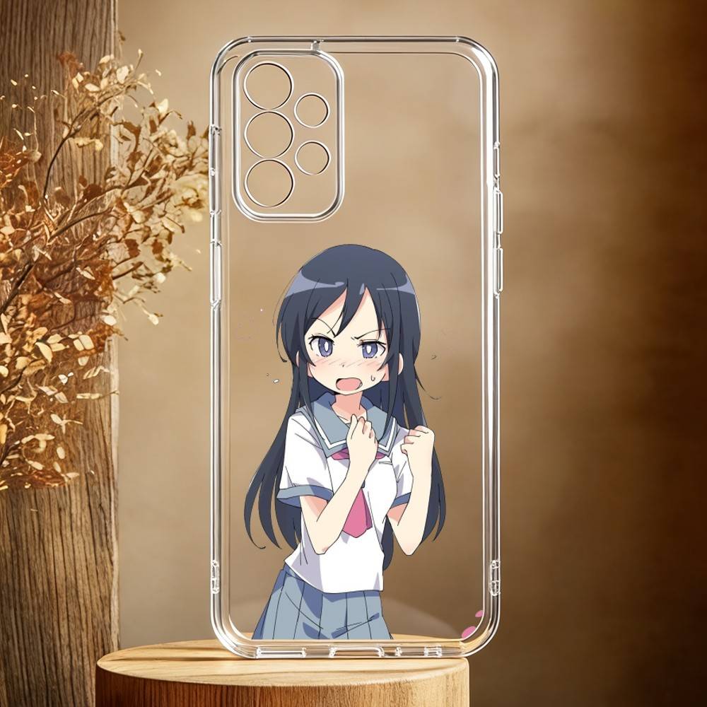 O-Oreimo-MO A-Anime Phone Case For Samsung Galaxy A71,A70,A52,A51,A40,A30 Transparent Cover