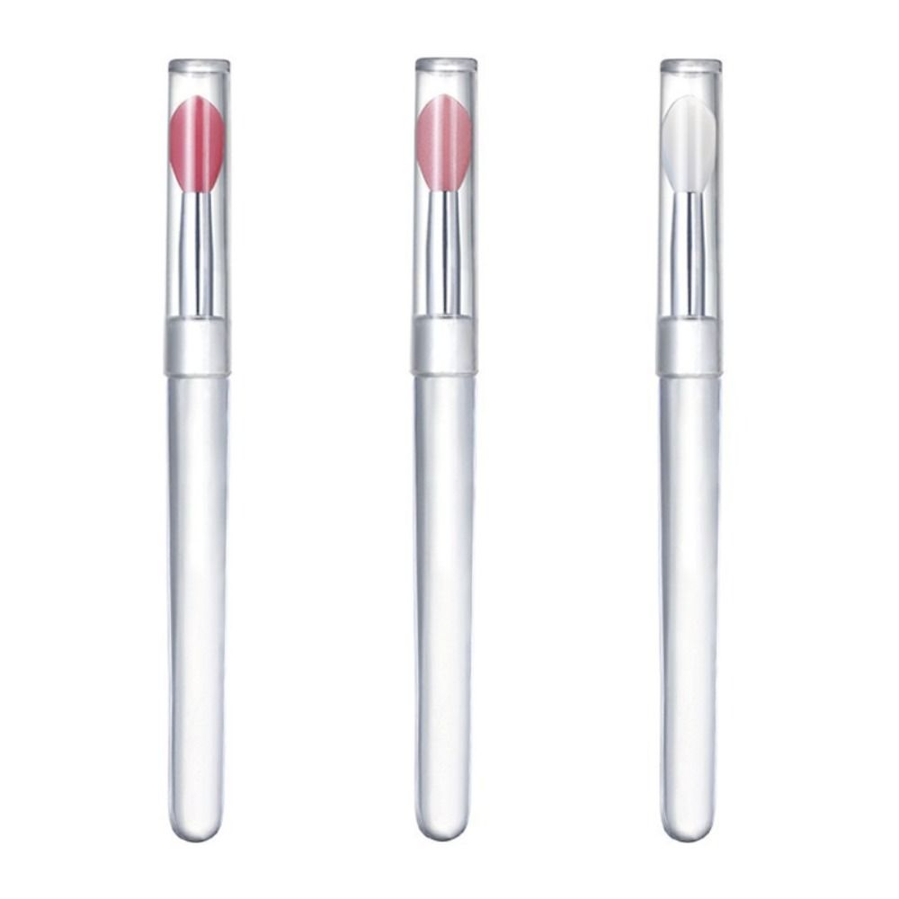 Hot Sale Crystal Handle Makeup Tool Flexible Lip Brushes Applicator Lipstick