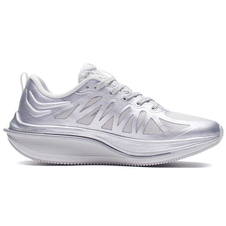 Кроссовки женские Li Ning Wu Shi 5S 2.0 с амортизацией, низкие, серебристо-серые ARSS032-2