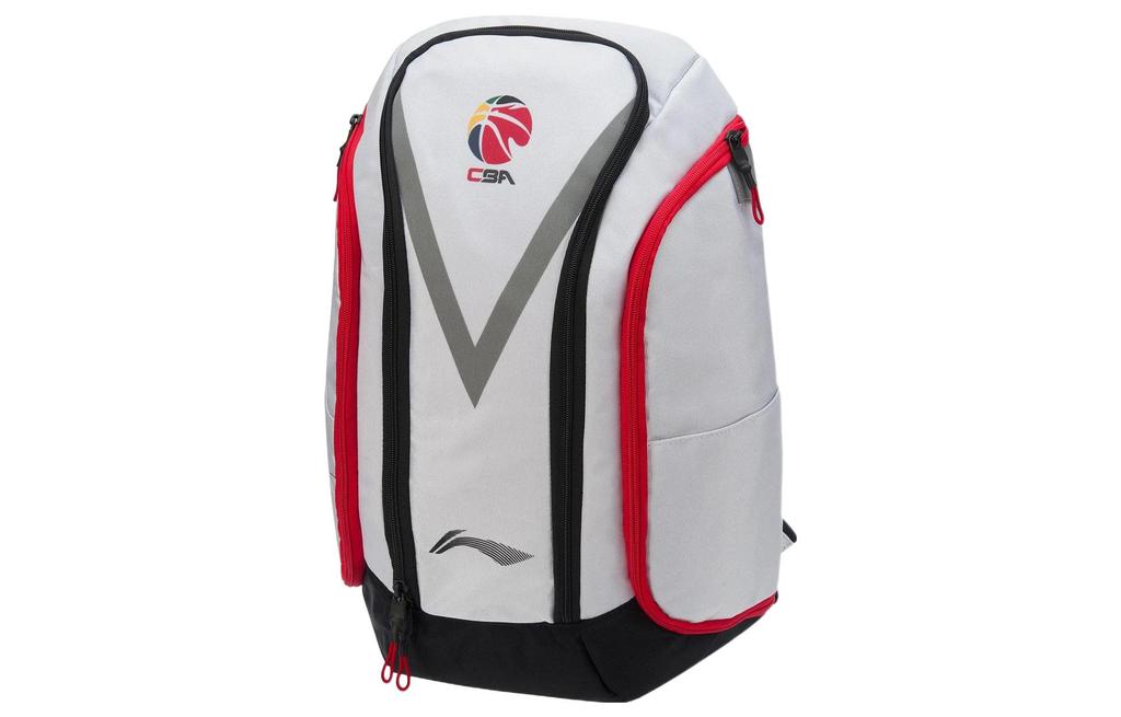 Li Ning Рюкзак из ткани коллекции CBA Обычный Мужской Белый Absr210-2