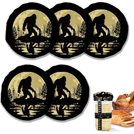 Тканевые крышки для банок с закваской, Крышки из ткани для ферментации водяного лотоса и сыра, Подходят для горлышек банок диаметром 3-4 дюйма, 5 шт.