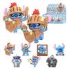 TOP TOY Disney City Series Box of Blind Box Soft Vinyl Gift for and Disney Character Collectors "Stitch Adventure" [Assorted 6] Figures, Toys,