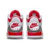 Air Jordan 3 Retro Fire Red 2022 Unisex Sneakers White Cement-Grey Black DN3707-160