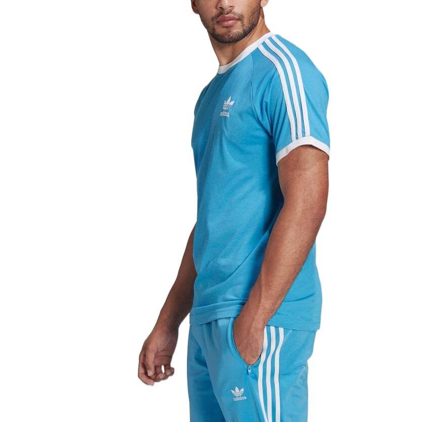 adidas Оригиналы TRACE CALIFORNIA Футболки Мужские Синие С Круглым Вырезом Умеренный Прямой Крой HB9527