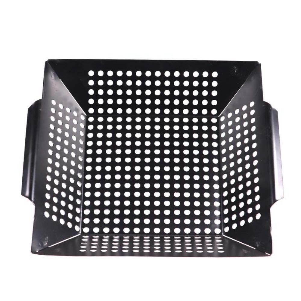 Large Capacity Barbecue Grill Pan Non-Stick Coated Roasting Fish Plate Grill Basket  Picnic